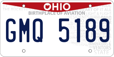 OH license plate GMQ5189