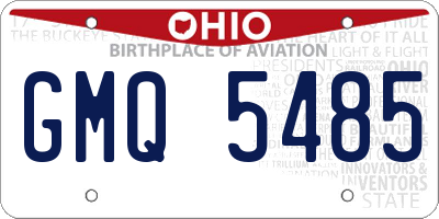 OH license plate GMQ5485