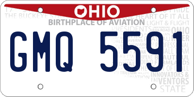 OH license plate GMQ5591