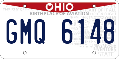 OH license plate GMQ6148