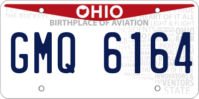 OH license plate GMQ6164