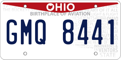 OH license plate GMQ8441