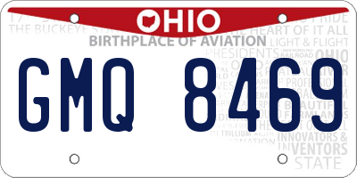 OH license plate GMQ8469