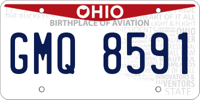 OH license plate GMQ8591