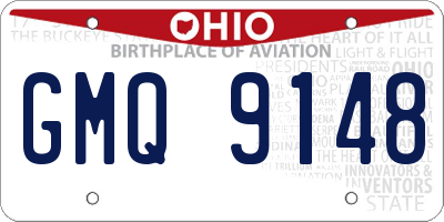 OH license plate GMQ9148