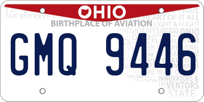OH license plate GMQ9446