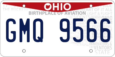 OH license plate GMQ9566