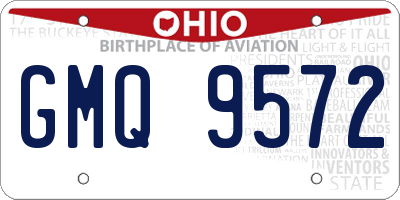 OH license plate GMQ9572