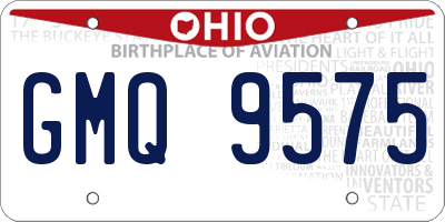 OH license plate GMQ9575