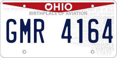 OH license plate GMR4164