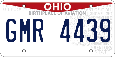 OH license plate GMR4439