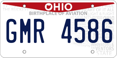 OH license plate GMR4586