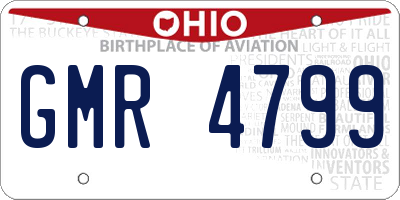 OH license plate GMR4799