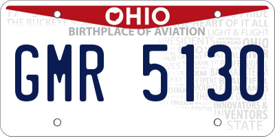 OH license plate GMR5130