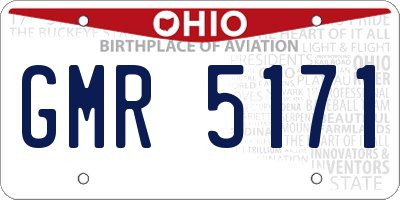 OH license plate GMR5171