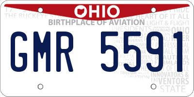OH license plate GMR5591