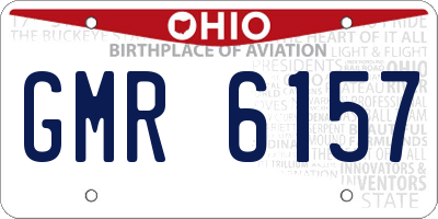 OH license plate GMR6157
