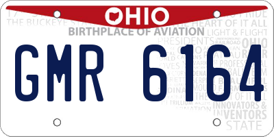 OH license plate GMR6164