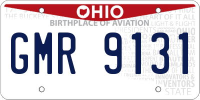 OH license plate GMR9131