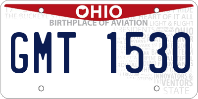 OH license plate GMT1530