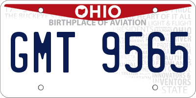 OH license plate GMT9565