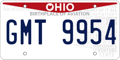 OH license plate GMT9954