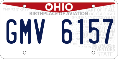OH license plate GMV6157