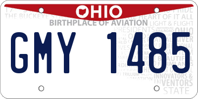 OH license plate GMY1485