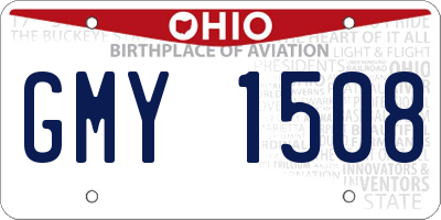 OH license plate GMY1508