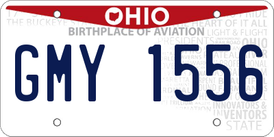 OH license plate GMY1556