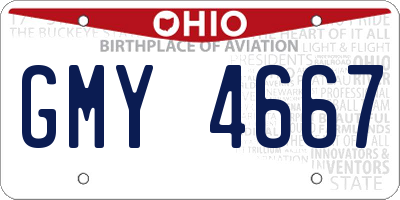 OH license plate GMY4667
