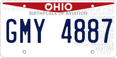 OH license plate GMY4887