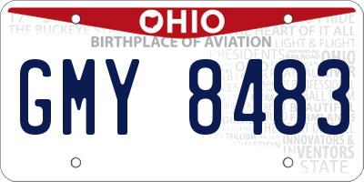 OH license plate GMY8483