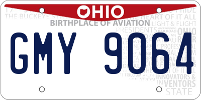 OH license plate GMY9064