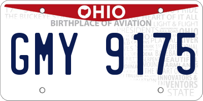 OH license plate GMY9175