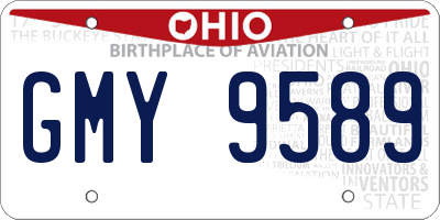 OH license plate GMY9589