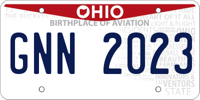 OH license plate GNN2023