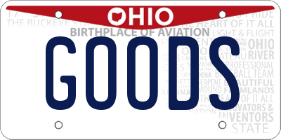 OH license plate GOODS