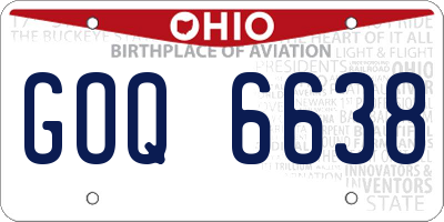 OH license plate GOQ6638