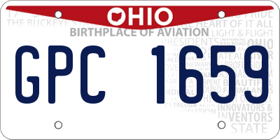 OH license plate GPC1659