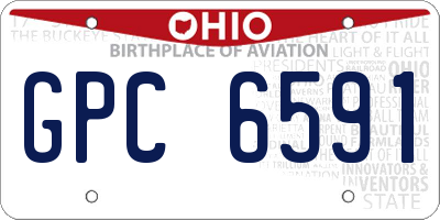 OH license plate GPC6591