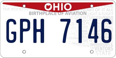 OH license plate GPH7146