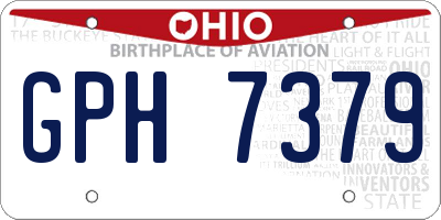 OH license plate GPH7379