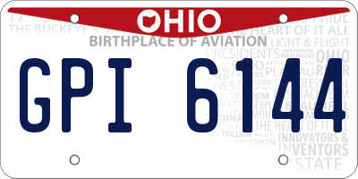 OH license plate GPI6144