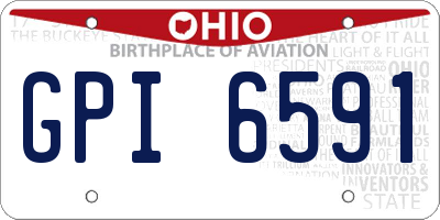 OH license plate GPI6591