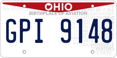 OH license plate GPI9148