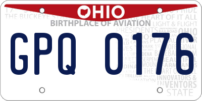 OH license plate GPQ0176