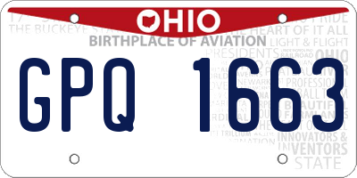 OH license plate GPQ1663