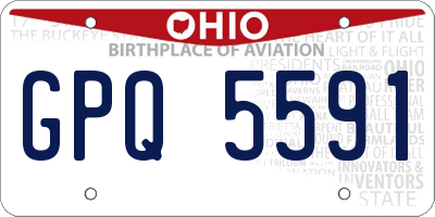 OH license plate GPQ5591
