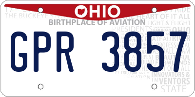 OH license plate GPR3857